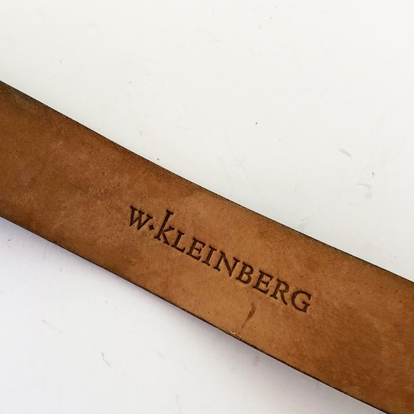 W. Kleinberg Python Belt with Covered Buckle_Size M - Picture 7 of 9